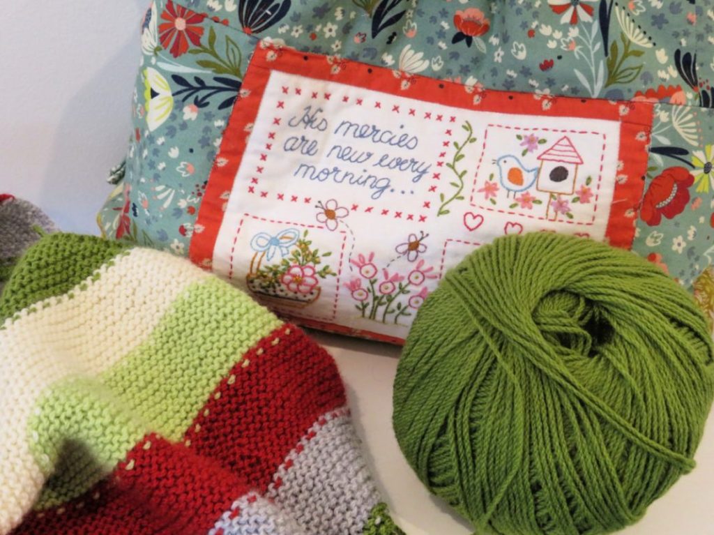 Project Bag is Every Morning (avail on Etsy)