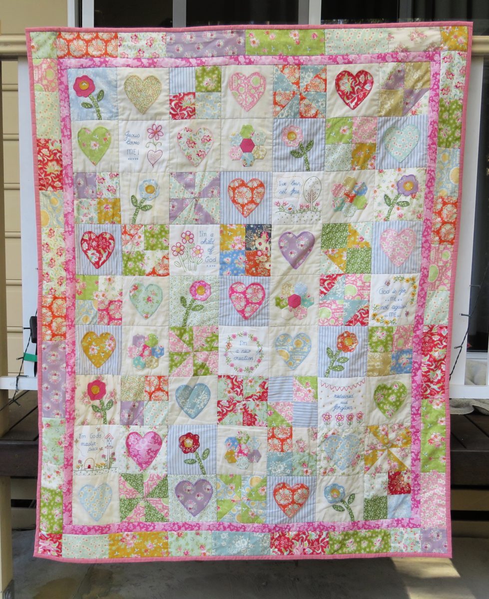 Lyn's Folly, a scrappy patchwork quilt