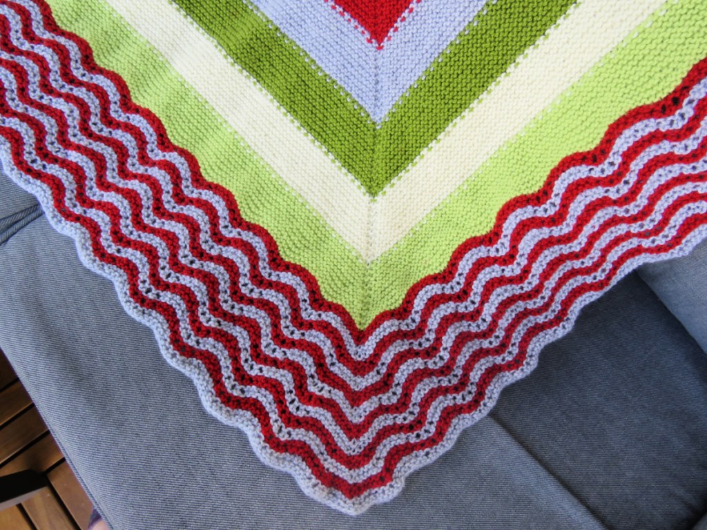 Border on Wild Wood Shawl