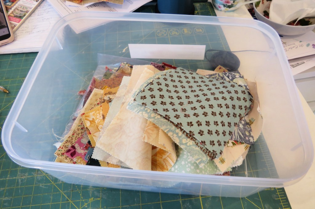5" fabric squares in stash