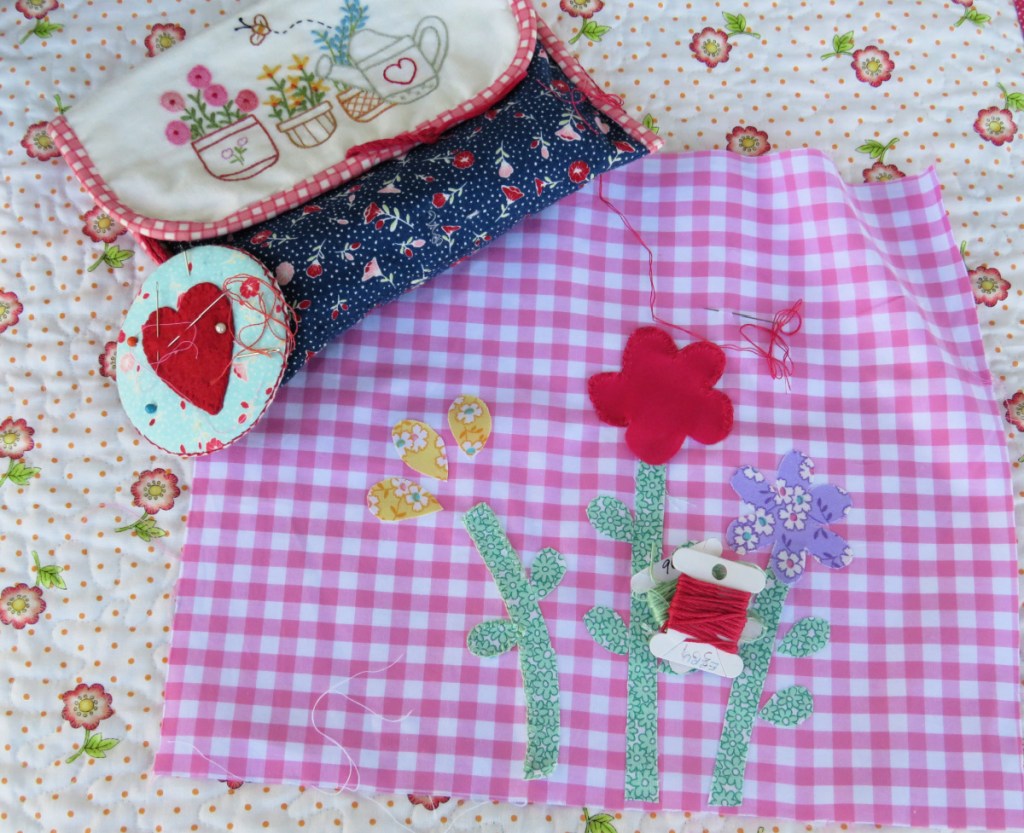 Back of the Retro Bag in progress