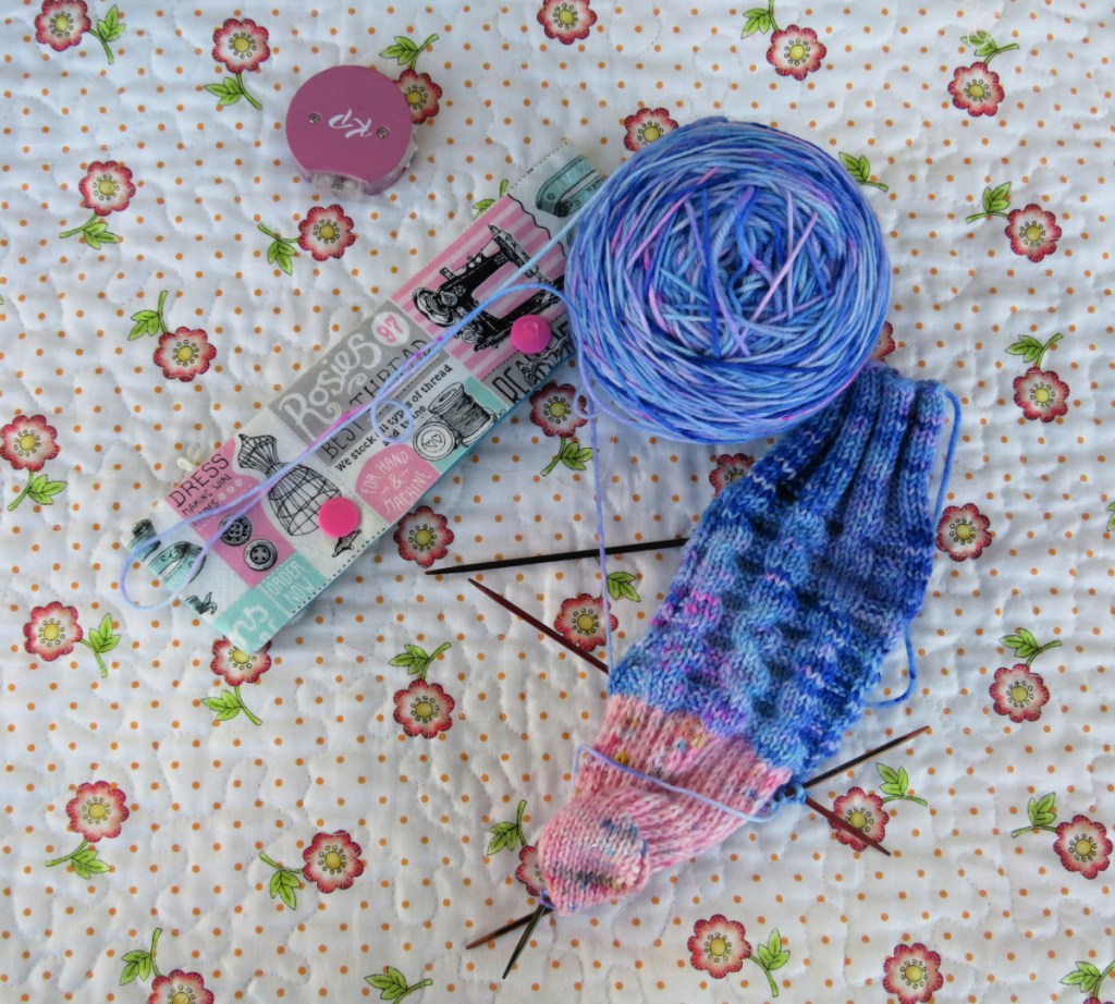 progress on rhapsody socks