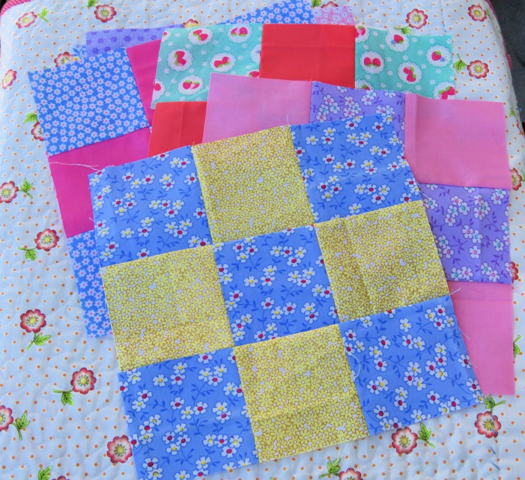 Nine Patch quill blocks